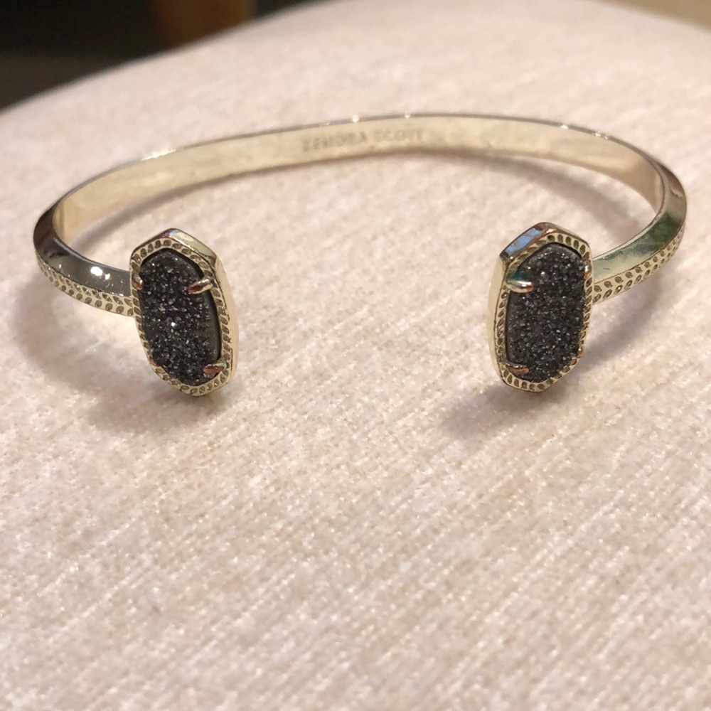 Kendra Scott Elton Gold Cuff Bracelet w/ Silver